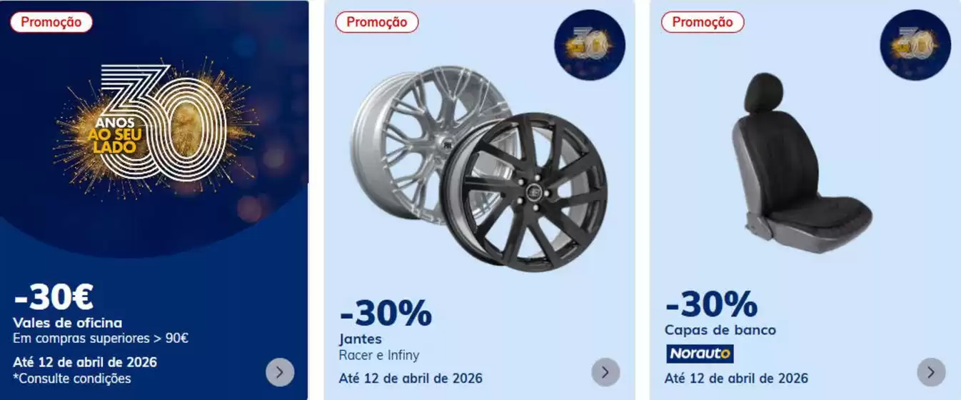 Catálogo Norauto | Promoções | 2026-04-09T00:00:00.000Z - 2026-04-12T00:00:00.000Z