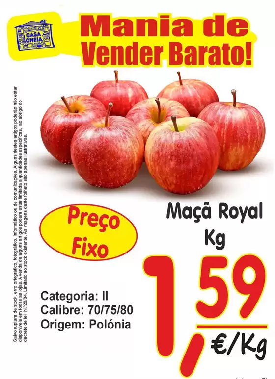 Catálogo Casa Cheia em Santa Luzia (TAVIRA) | Maçã Royal | 2026-04-10T00:00:00.000Z - 2026-04-15T00:00:00.000Z