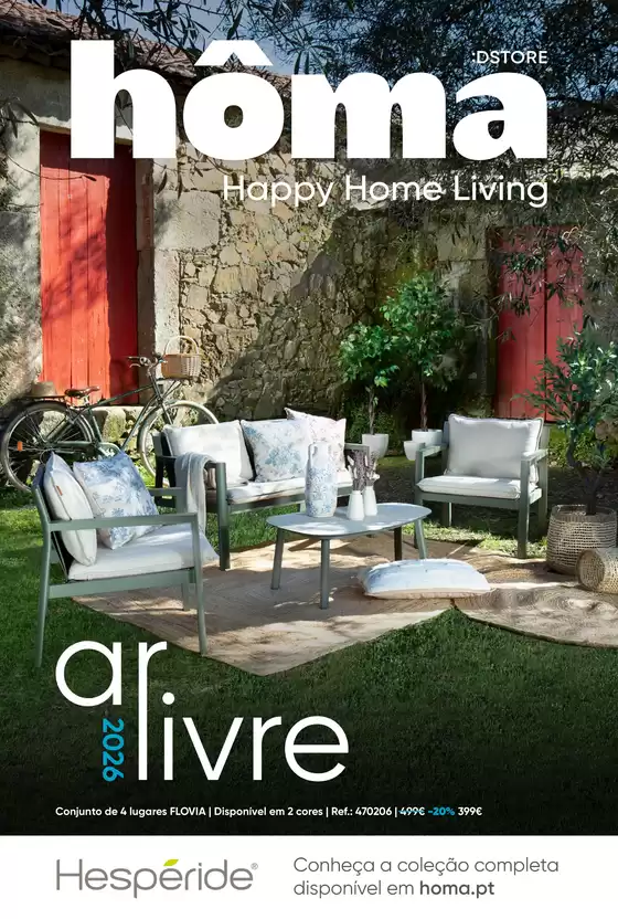 Catálogo hôma | Folheto hôma | 2026-04-10T00:00:00.000Z - 2026-07-15T00:00:00.000Z