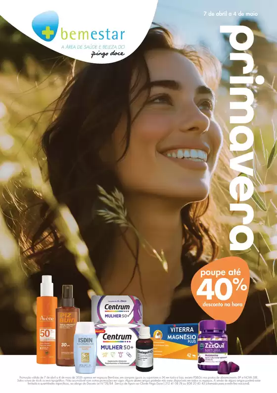 Catálogo Pingo Doce | Folheto Bem Estar Primavera Madeira | 2026-04-10T00:00:00.000Z - 2026-05-04T00:00:00.000Z