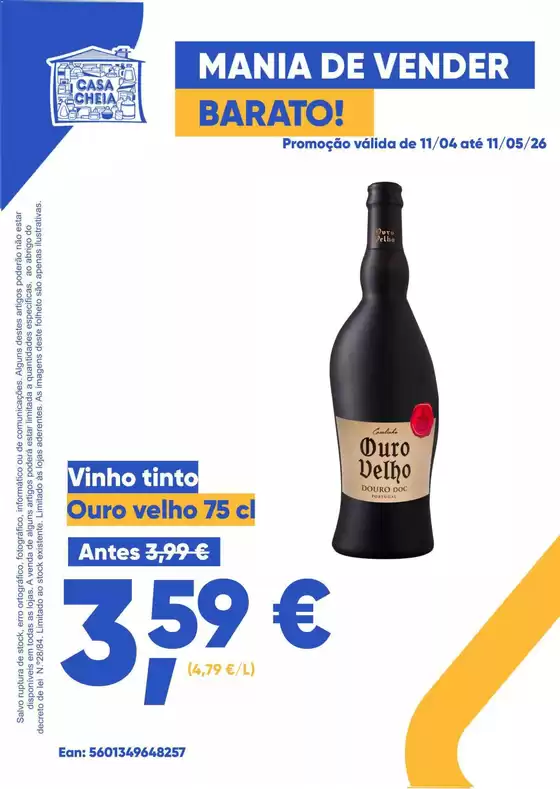 Catálogo Casa Cheia em Forte da Casa | Ofertas especiais para si | 2026-04-11T00:00:00.000Z - 2026-05-11T00:00:00.000Z