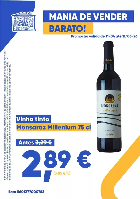 Catálogo Casa Cheia em Forte da Casa | Melhores ofertas para todos os caçadores de pechinchas | 2026-04-11T00:00:00.000Z - 2026-05-11T00:00:00.000Z