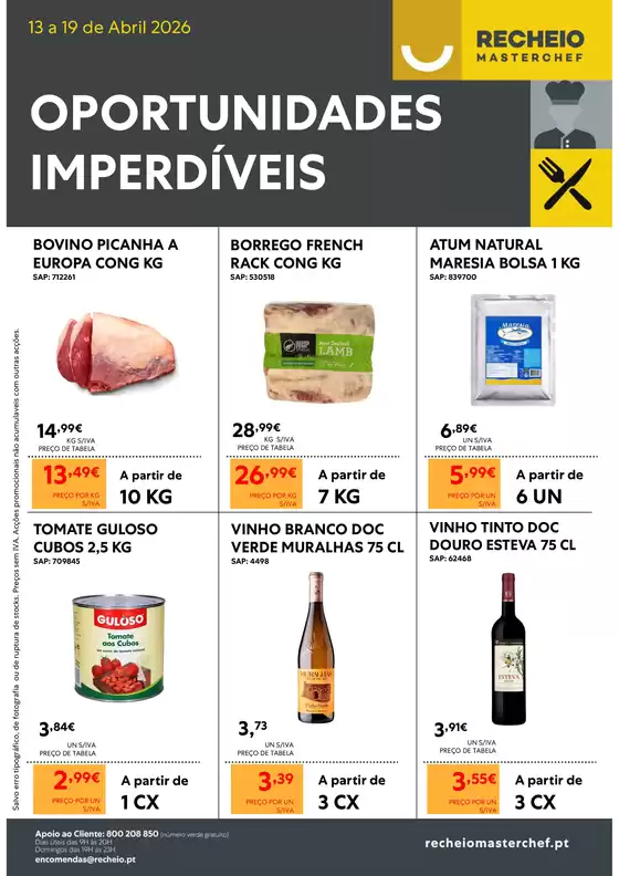 Catálogo Recheio | Recheio Oportunidades Imperdíveis | 2026-04-14T00:00:00.000Z - 2026-04-19T00:00:00.000Z
