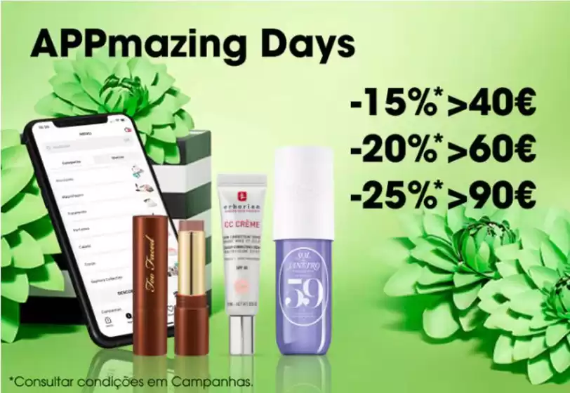 Catálogo Sephora em Gondomar | APPmazing Days | 2026-04-14T00:00:00.000Z - 2026-04-15T00:00:00.000Z