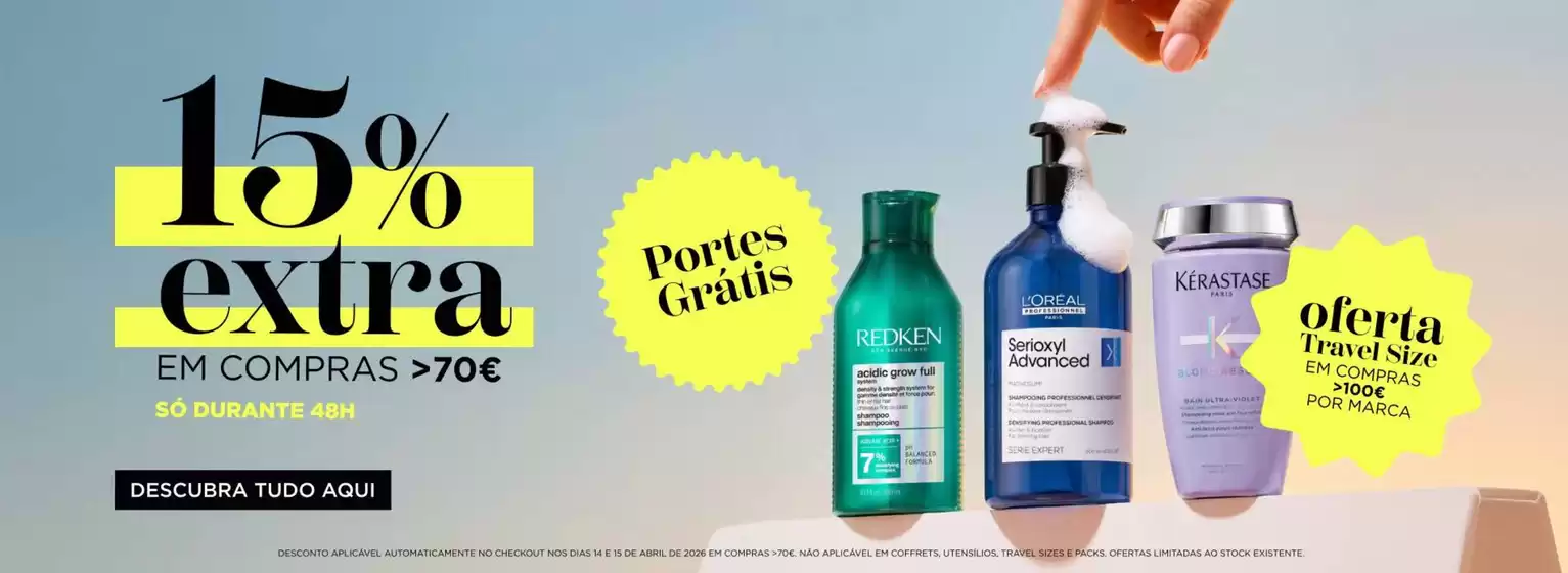 Catálogo Jean Louis David em Gondomar | 15% extra | 2026-04-14T00:00:00.000Z - 2026-04-15T00:00:00.000Z