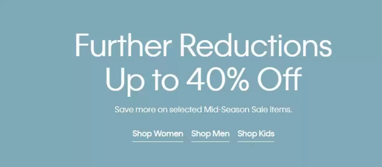 Catálogo Calvin klein | Further Reductions Up to 40% Off | 2026-04-14T00:00:00.000Z - 2026-04-28T00:00:00.000Z