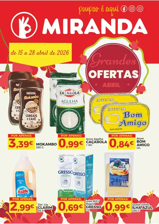 Catálogo Miranda Supermercados | Folheto Miranda Supermercados | 2026-04-15T00:00:00.000Z - 2026-04-28T00:00:00.000Z