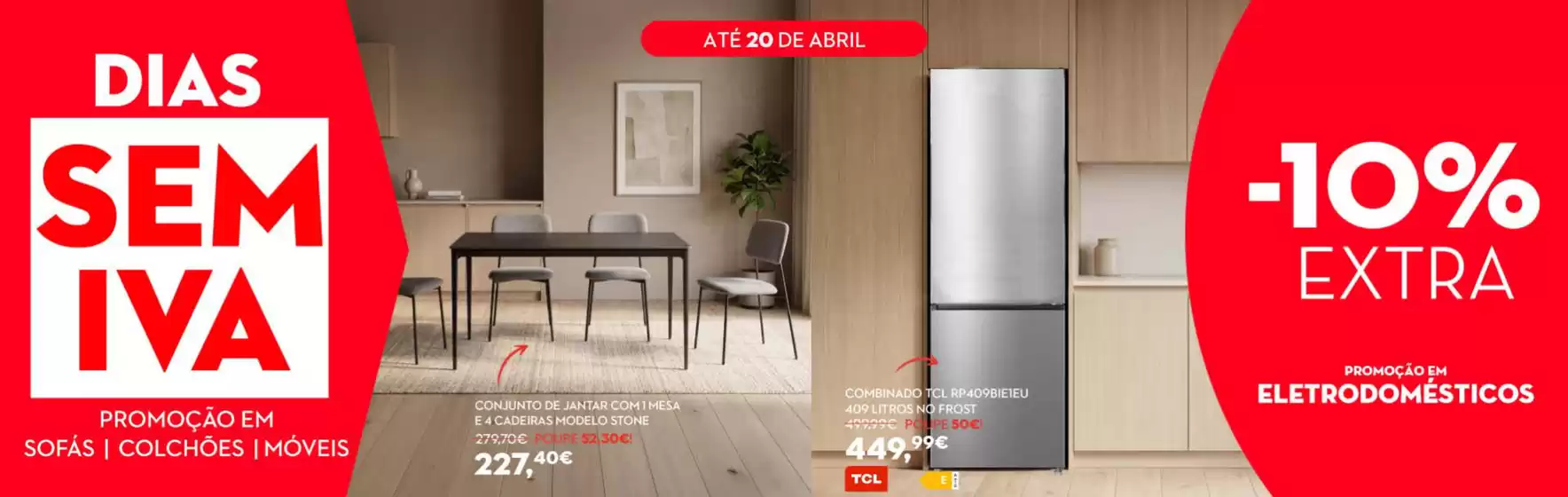 Catálogo Conforama | -10% extra | 2026-04-16T00:00:00.000Z - 2026-04-20T00:00:00.000Z