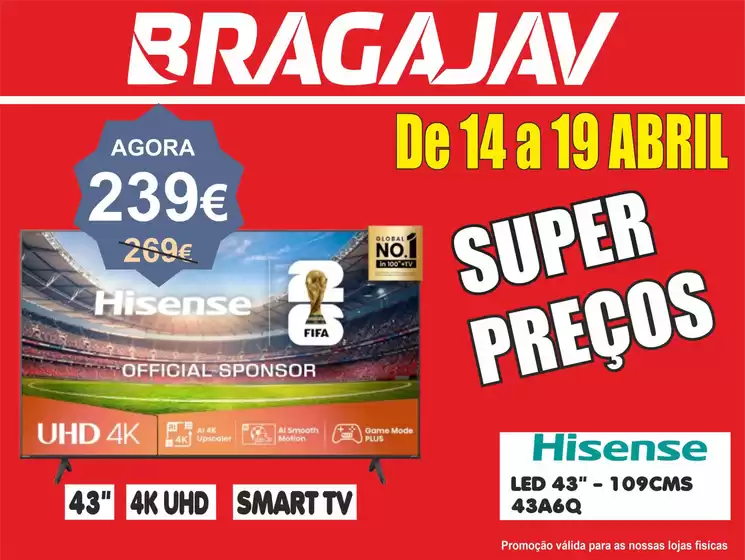 Catálogo BragaJAV em Silvares (Tondela) | Super preços | 2026-04-16T00:00:00.000Z - 2026-04-19T00:00:00.000Z