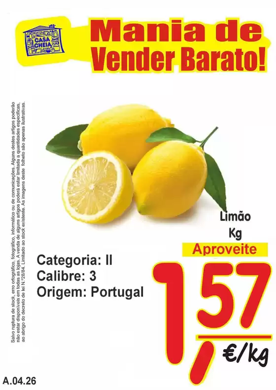 Catálogo Casa Cheia | Limão | 2026-04-01T00:00:00.000Z - 2026-04-30T00:00:00.000Z