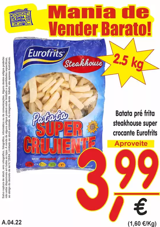 Catálogo Casa Cheia em Ponta do Sol | Batata pré frita | 2026-04-20T00:00:00.000Z - 2026-04-22T00:00:00.000Z