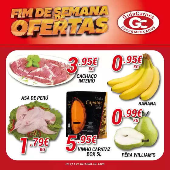 Catálogo GidaCarnes Supermercados em Ponta do Sol | Folheto GidaCarnes Supermercados | 2026-04-20T00:00:00.000Z - 2026-04-20T00:00:00.000Z