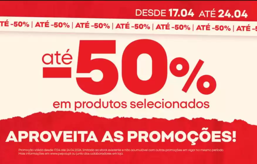 Catálogo Pepco em Sul | Até -50%  | 2026-04-21T00:00:00.000Z - 2026-04-24T00:00:00.000Z