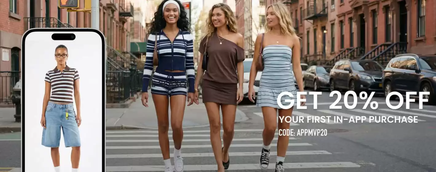 Catálogo Forever 21 em Sul | Get 20% off | 2026-04-21T00:00:00.000Z - 2026-05-05T00:00:00.000Z