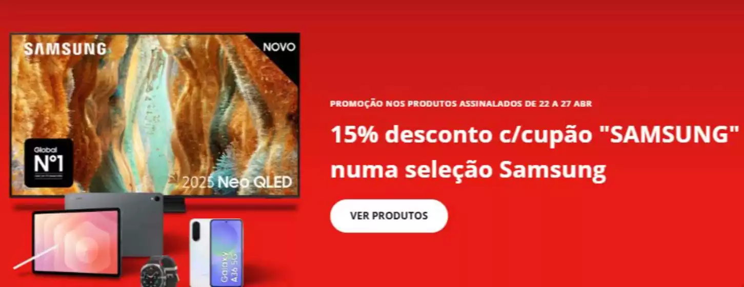 Catálogo Worten | -15% desconto | 2026-04-22T00:00:00.000Z - 2026-04-27T00:00:00.000Z