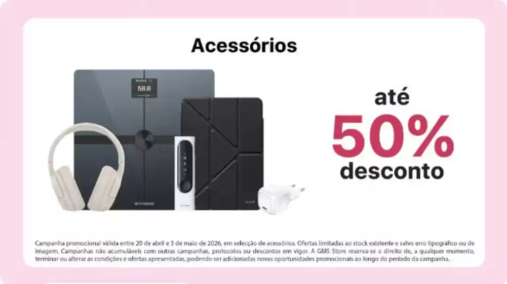 Catálogo GMS Store | Até -50% desconto | 2026-04-22T00:00:00.000Z - 2026-05-03T00:00:00.000Z