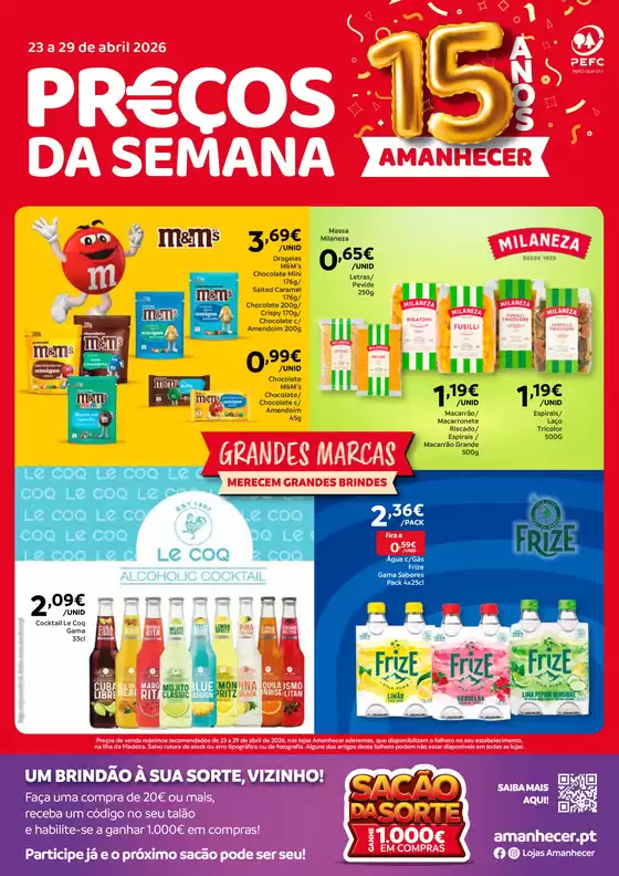 Catálogo Amanhecer em Bragança | Amanhecer - Madeira | 2026-04-23T00:00:00.000Z - 2026-04-29T00:00:00.000Z