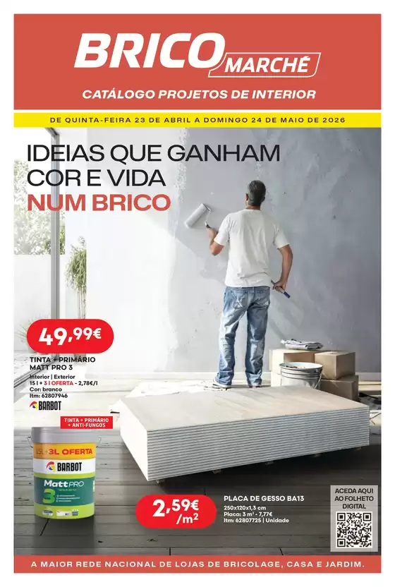 Catálogo Bricomarché em Alcabideche | F06 - Folheto Catálogo Projetos de Interior | 2026-04-23T00:00:00.000Z - 2026-05-24T00:00:00.000Z