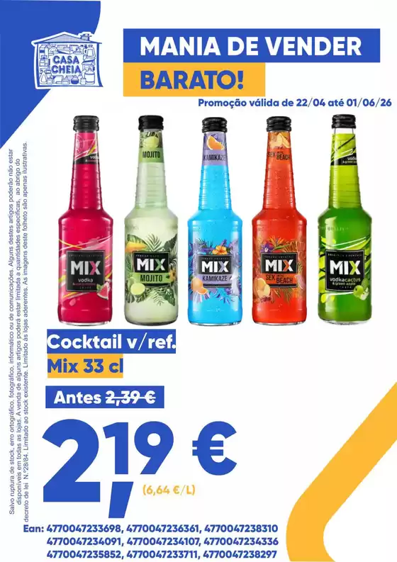 Catálogo Casa Cheia em Bragança | Mix | 2026-04-23T00:00:00.000Z - 2026-06-01T00:00:00.000Z