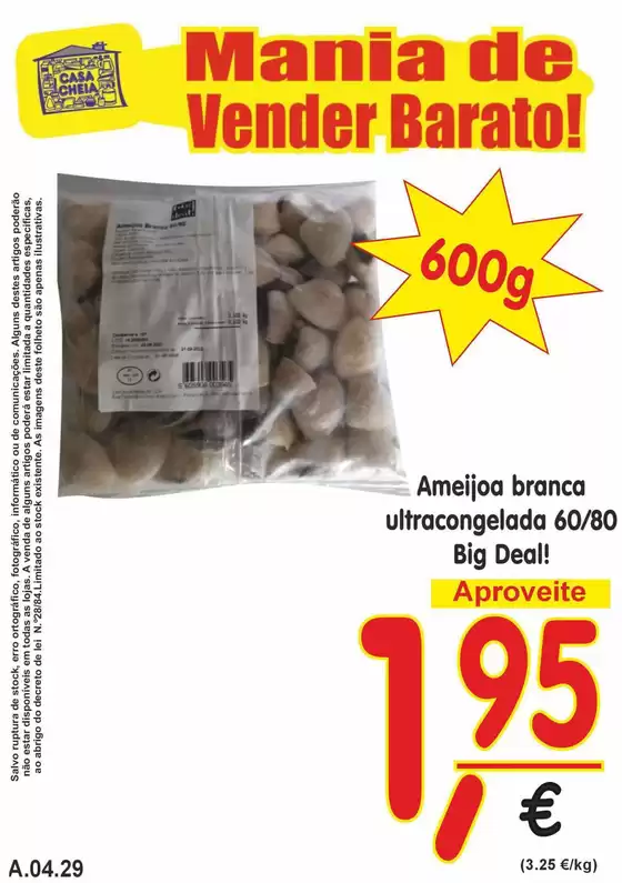 Catálogo Casa Cheia | Ameijoa branca | 2026-04-24T00:00:00.000Z - 2026-04-29T00:00:00.000Z