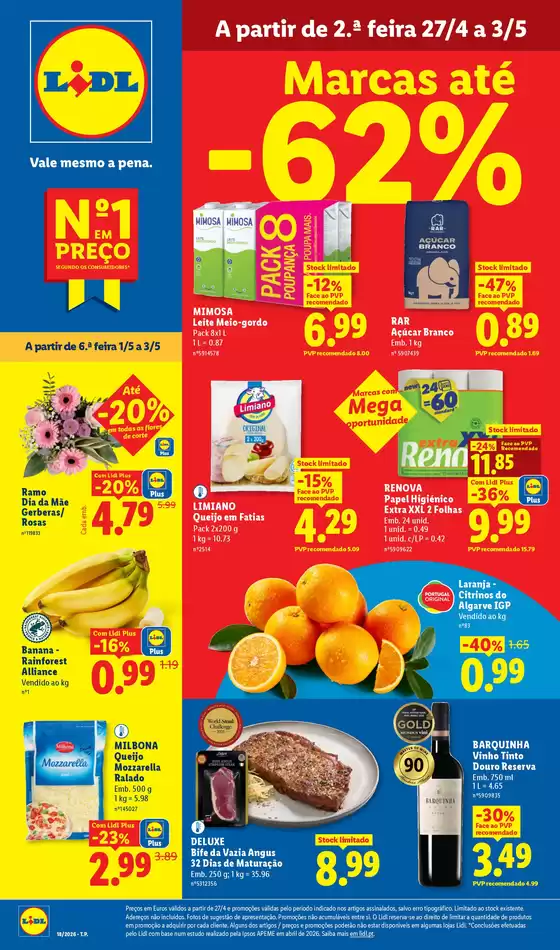 Catálogo Lidl | A partir de 2704 | 2026-04-24T00:00:00.000Z - 2026-05-03T00:00:00.000Z