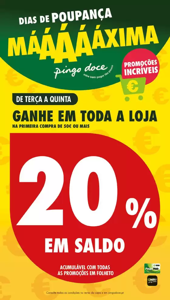 Catálogo Pingo Doce em Chamusca | Folheto Poupe Esta Semana Lojas Grandes | 2026-04-28T00:00:00.000Z - 2026-04-30T00:00:00.000Z