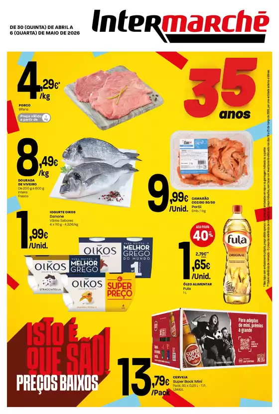 Catálogo Intermarché em Caldas da Rainha | Isto é que são preços BAIXOS! | 2026-04-30T00:00:00.000Z - 2026-05-06T00:00:00.000Z