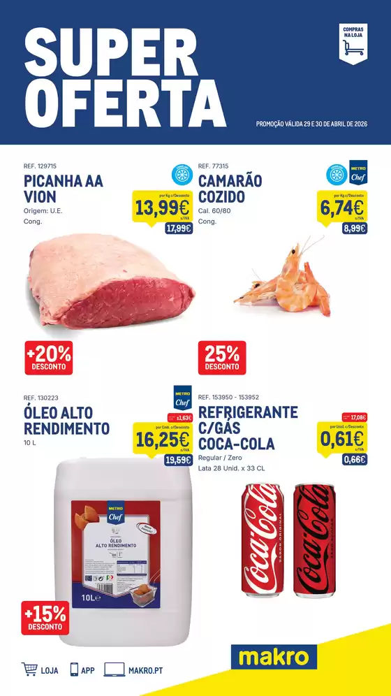 Catálogo Makro em Carapinheira | SUPER OFERTA | 2026-04-29T00:00:00.000Z - 2026-04-30T00:00:00.000Z