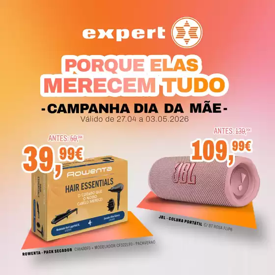Catálogo Expert | Porque elas merecem tudo | 2026-04-29T00:00:00.000Z - 2026-05-03T00:00:00.000Z