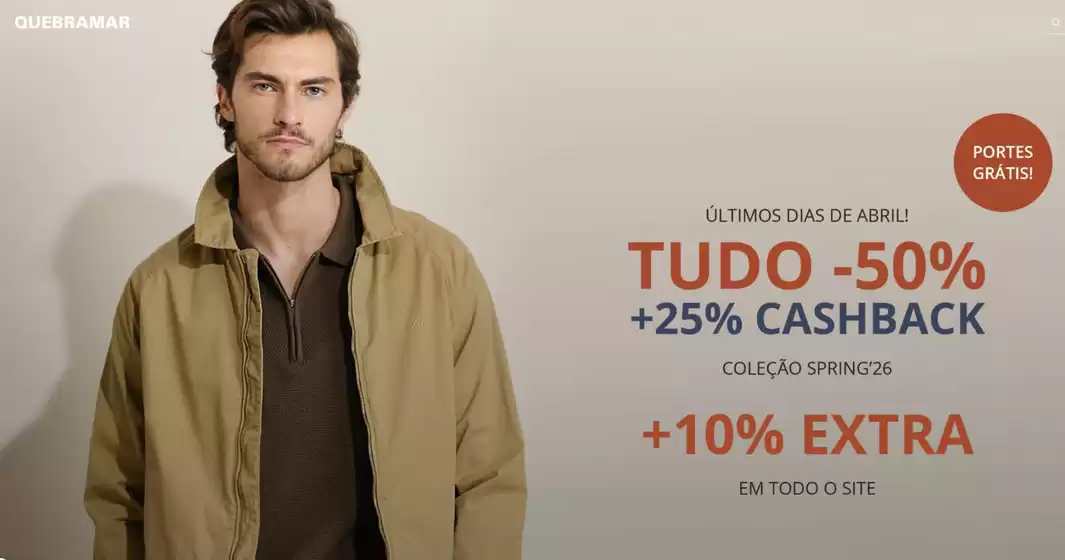 Catálogo Quebramar em Praia do Ribatejo | Tudo -50% | 2026-04-29T00:00:00.000Z - 2026-04-30T00:00:00.000Z