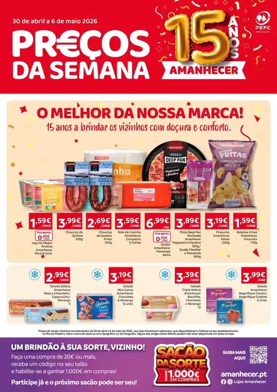 Catálogo Amanhecer | Amanhecer - Madeira | 2026-04-30T00:00:00.000Z - 2026-05-06T00:00:00.000Z