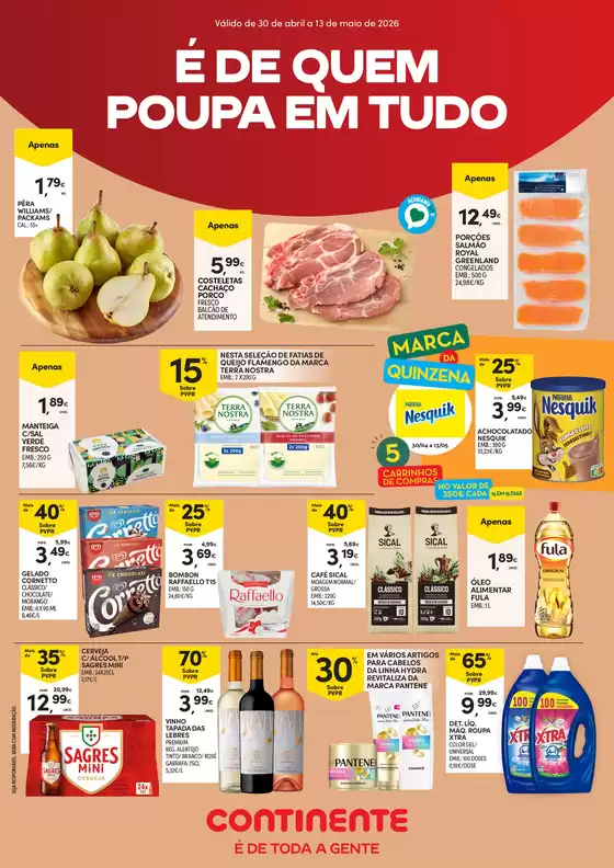 Catálogo Continente Bom dia | Açores: É de quem poupa em tudo | 2026-04-30T00:00:00.000Z - 2026-05-13T00:00:00.000Z