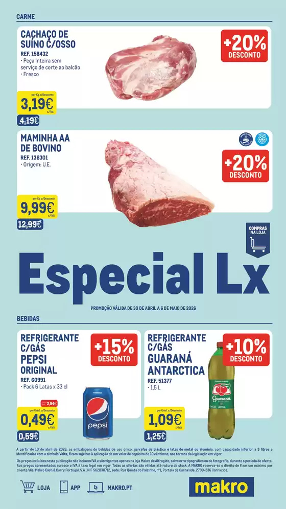 Catálogo Makro | Especial Lx Semana 18 - Exclusivo Loja Alfragide | 2026-04-30T00:00:00.000Z - 2026-05-06T00:00:00.000Z