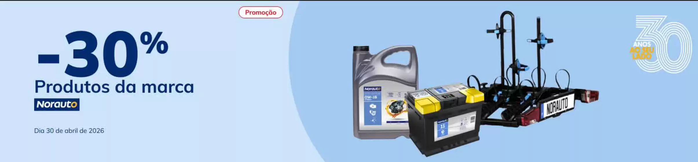 Catálogo Norauto | -30% | 2026-04-30T00:00:00.000Z - 2026-04-30T00:00:00.000Z