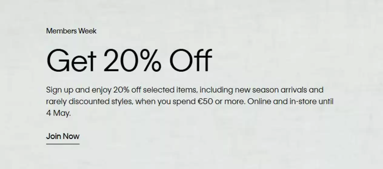 Catálogo Calvin klein | Get 20% Off | 2026-04-30T00:00:00.000Z - 2026-05-04T00:00:00.000Z