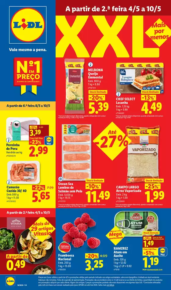 Catálogo Lidl em Covilhã | A partir de 0405 | 2026-05-04T00:00:00.000Z - 2026-05-10T00:00:00.000Z
