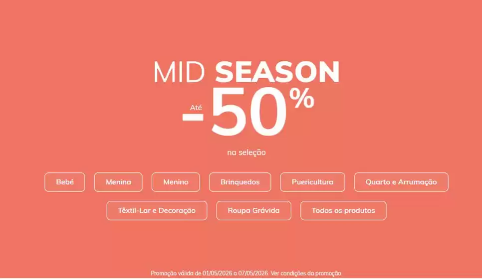 Catálogo Vertbaudet | Mid season  | 2026-05-04T00:00:00.000Z - 2026-05-07T00:00:00.000Z
