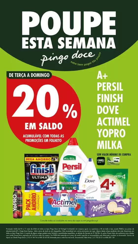 Catálogo Pingo Doce | Folheto Poupe Esta Semana Lojas Grandes | 2026-05-05T00:00:00.000Z - 2026-05-11T00:00:00.000Z