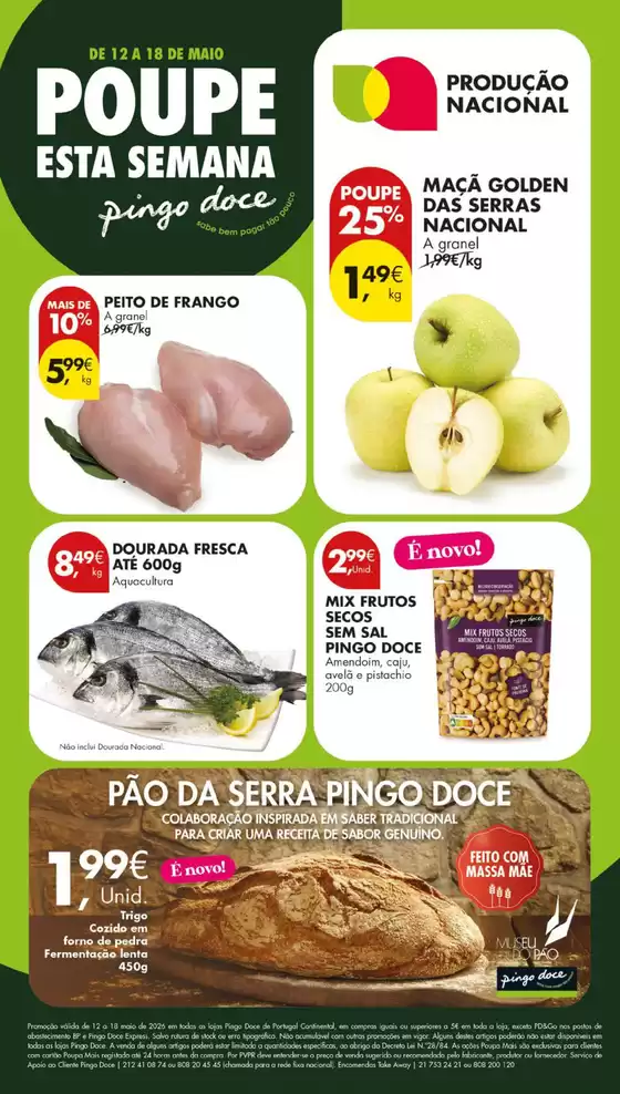 Catálogo Pingo Doce em Aveleda (Lousada) | Folheto Poupe Esta Semana Lojas Grandes | 2026-05-12T00:00:00.000Z - 2026-05-18T00:00:00.000Z