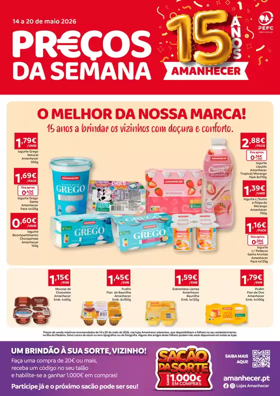 Catálogo Amanhecer | Amanhecer - Madeira | 2026-05-14T00:00:00.000Z - 2026-05-20T00:00:00.000Z
