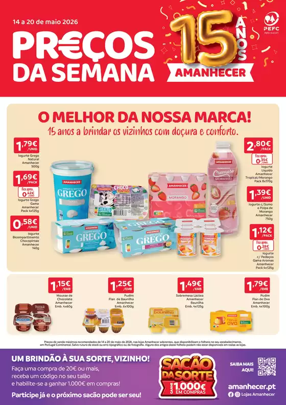 Catálogo Amanhecer | Amanhecer - Portugal Continental | 2026-05-14T00:00:00.000Z - 2026-05-20T00:00:00.000Z