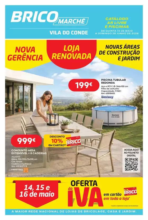 Catálogo Bricomarché | F07 - Catálogo Ar Livre e Piscinas - Vila do Conde | 2026-05-14T00:00:00.000Z - 2026-06-28T00:00:00.000Z