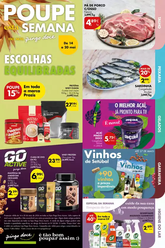 Catálogo Pingo Doce | Folheto Poupe Esta Semana Açores | 2026-05-14T00:00:00.000Z - 2026-05-27T00:00:00.000Z