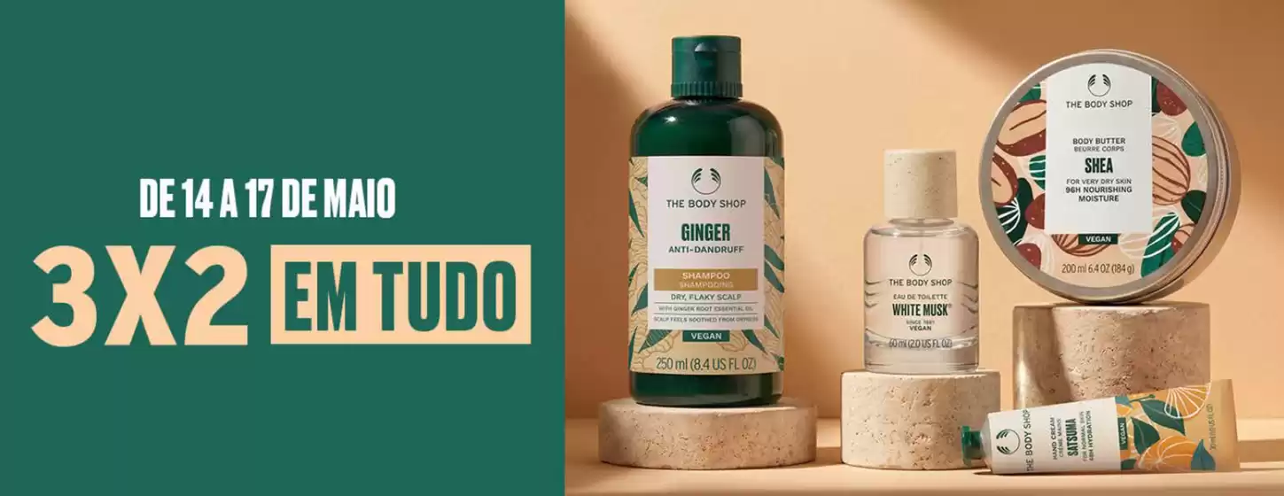 Catálogo The Body Shop | 3 x 2  | 2026-05-14T00:00:00.000Z - 2026-05-17T00:00:00.000Z