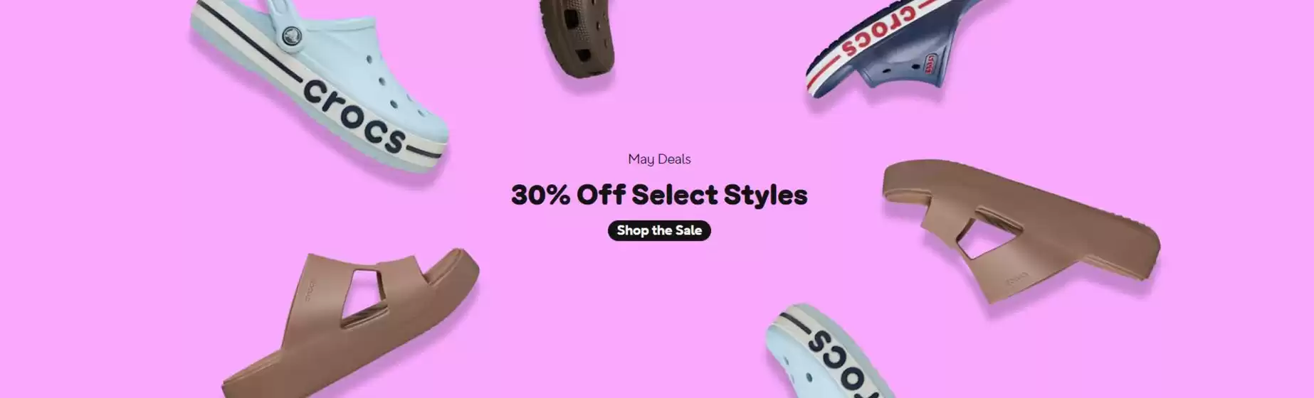 Catálogo Crocs em São Miguel de Carreiras | 30% off | 2026-05-14T00:00:00.000Z - 2026-05-28T00:00:00.000Z