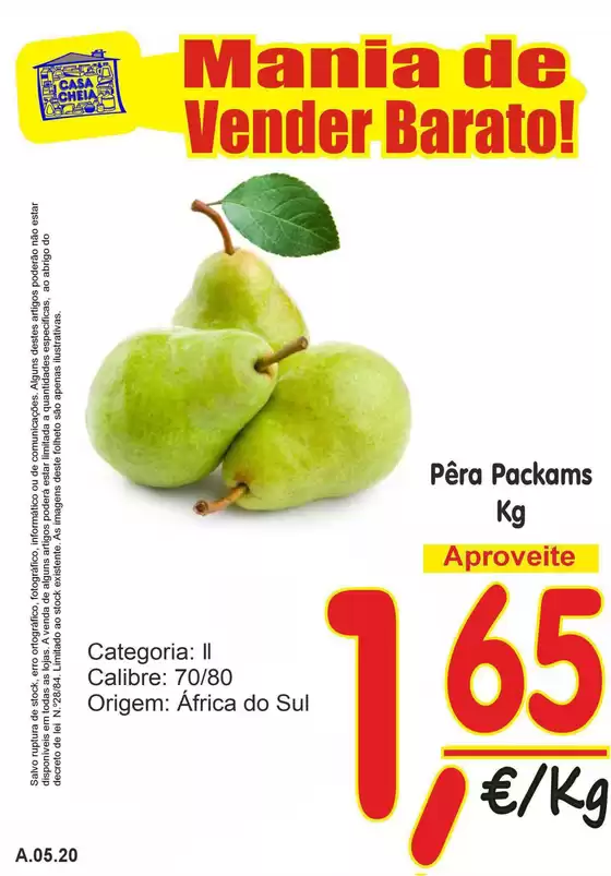 Catálogo Casa Cheia em Vitorino dos Piães | Pêra Packams | 2026-05-20T00:00:00.000Z - 2026-05-20T00:00:00.000Z