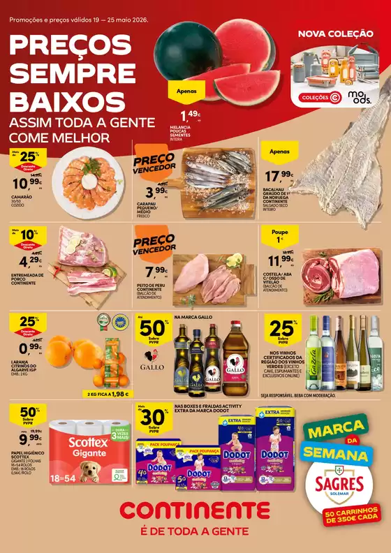 Catálogo Continente Bom dia em Lagos | Continente Bom Dia: Folheto Semanal | 2026-05-19T00:00:00.000Z - 2026-05-25T00:00:00.000Z