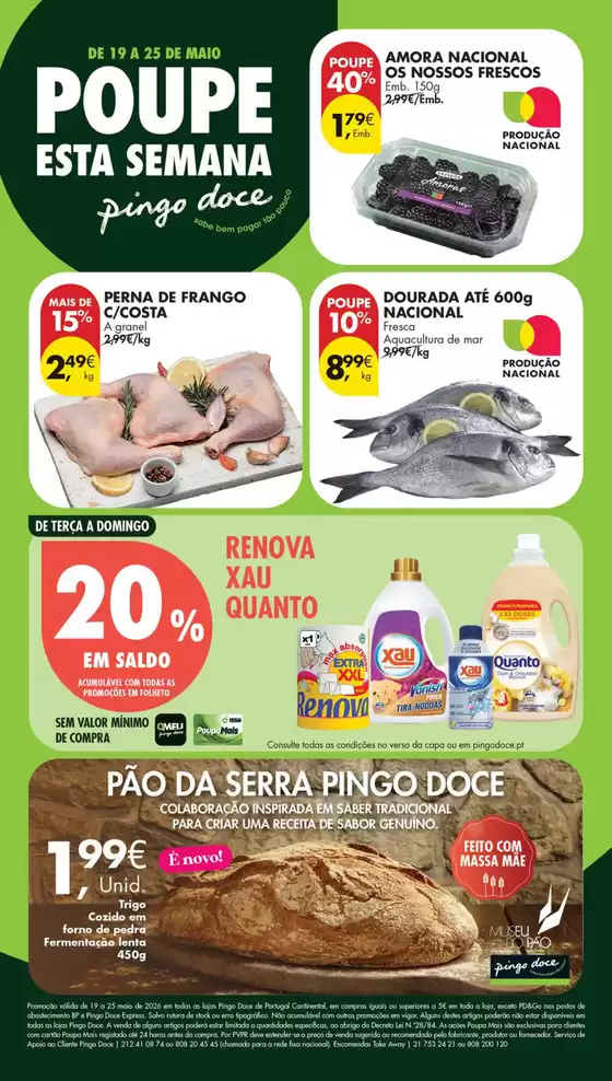 Catálogo Pingo Doce em Portimão | Folheto Poupe Esta Semana Lojas Pequenas | 2026-05-19T00:00:00.000Z - 2026-05-25T00:00:00.000Z