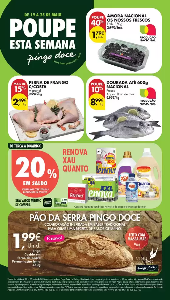 Catálogo Pingo Doce em Portimão | Folheto Poupe Esta Semana Lojas Médias | 2026-05-19T00:00:00.000Z - 2026-05-25T00:00:00.000Z