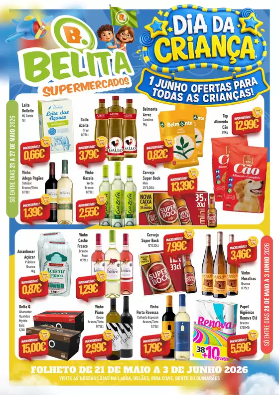 Catálogo Belita Supermercados em Chaves | 239 21 maio a 3 junho 2026 WEB | 2026-05-21T00:00:00.000Z - 2026-06-03T00:00:00.000Z
